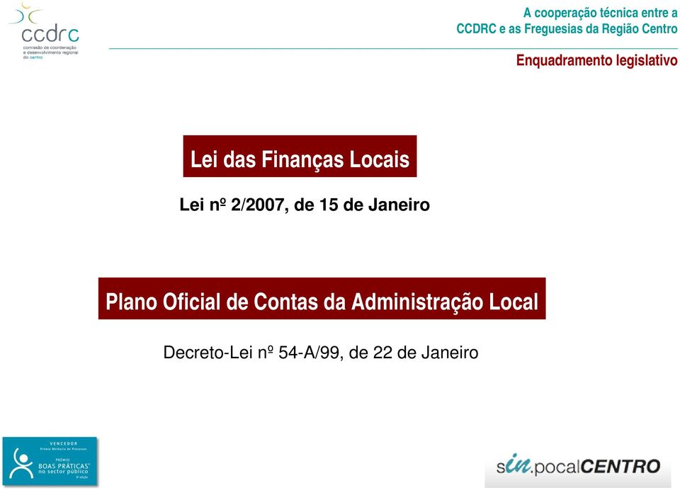 Plano Oficial de Contas da Administração