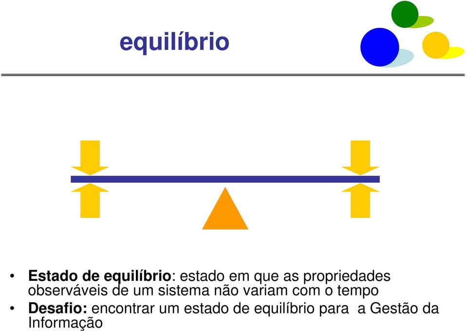 não variam com o tempo Desafio: encontrar um