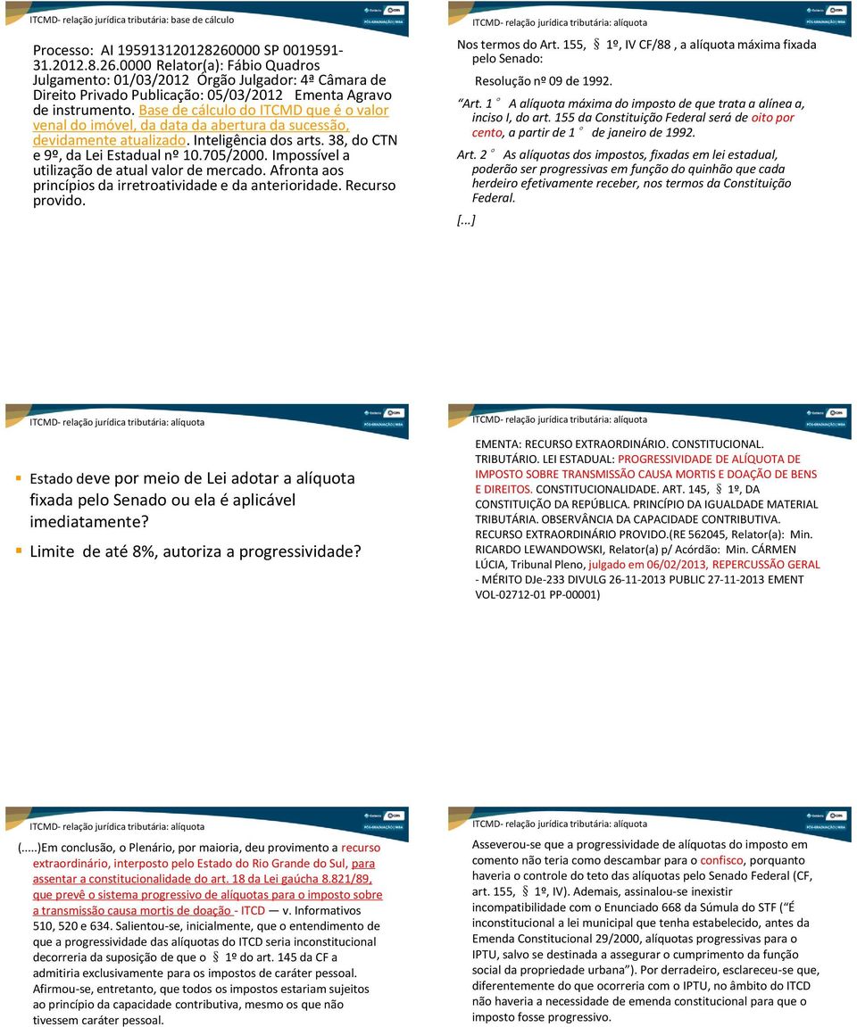 Base de cálculo do ITCMD que é o valor venal do imóvel, da data da abertura da sucessão, devidamente atualizado. Inteligência dos arts. 38, do CTN e 9º, da Lei Estadual nº 10.705/2000.