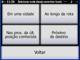 2. No menu de Navegação, toque nos seguintes botões:,. 3. Toque em Pesquisa personalizada. 4.