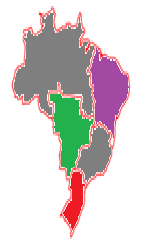 Agora iremos preencher o mapa segundo as regras impostas pela questão e