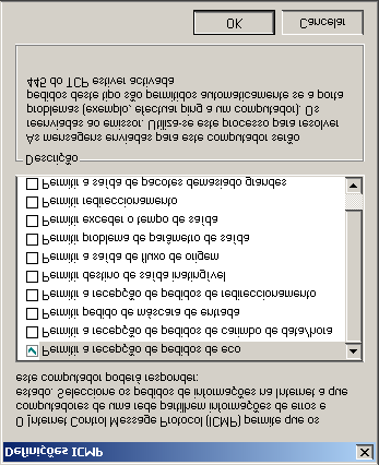 4.2 Negação de interações TELNET Na consola da máquina Windows XP execute o comando telnet 10.0.0.1 faça login e termine logo de seguida. Observe as mensagens trocadas na consola 1 da máquina Linux.