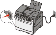 2 Conecte o cabo de alimentação à impressora e depois a uma tomada com aterramento adequado, e depois ligue a impressora. 3 Insira o CD de Software e Documentação. 4 Clique em Instalar.