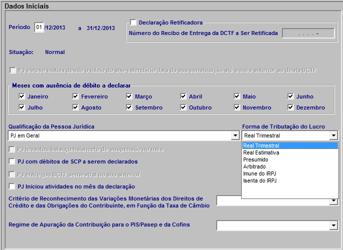 4º Exemplo Prático - DCTF Mensal PJ sem movimento Para melhor compreensão sobre o preenchimento da DCTF Mensal 2.