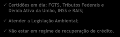 1. Quem pode solicitar financiamento?