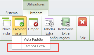 Listagem e Impressão de Campos Extra Agora é possível visualizar a informação de campos extra na própria listagem.