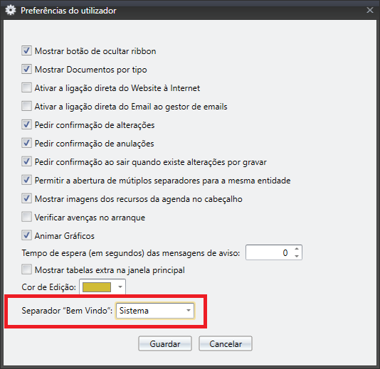 Ecrã Bem-Vindo personalizável por utilizador Agora é possível ao utilizador escolher o seu próprio ecrã de bem-vindo, sobrepondo-se à configuração geral.