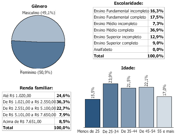 A figura 7 apresenta o perfil dos usuários da BR-116, indicando o gênero, idade, renda e escolaridade. 29 Figura 7: perfil dos usuários da BR-116 (INSTITUTO METHODUS, 2010, p.