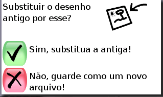 Ou clique no botão Voltar para cancelar a abertura de arquivos e voltar ao desenho que você estava criando.