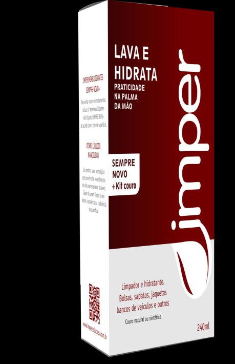 Benefícios do limpador e Hidratante Hidratante e Limpador de couro KIT COURO Mais vida. Sem manchas. Maior charme.