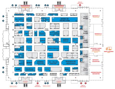 PAVILHÃO 3 SOBRE A ÁREA EXPO TECH 1 Totem de sinalização com área para patrocinadores ÁREA SUBSEA Banner aéreo para patrocinadores EXPO TECH 2 Totem de sinalização com área