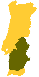 Região Alentejo Área Geográfica 27.229,26 Km² População Residente 535.753 h (Censos 2001) Densidade populacional 20 hab./ Km² População 0-6 anos 38.