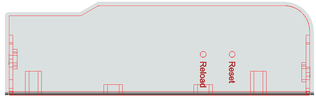 5 Reset e Reload do PHBLogger Figura 6 Existem 2 botões no lado direito do PHBLogger. O botão Reset é utilizado para resetar o PHBLogger.