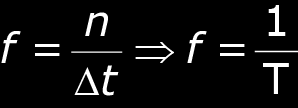 Movimentos circulares e uniformes Características do movimento circular e uniforme (MCU) Frequência (f): Para uma