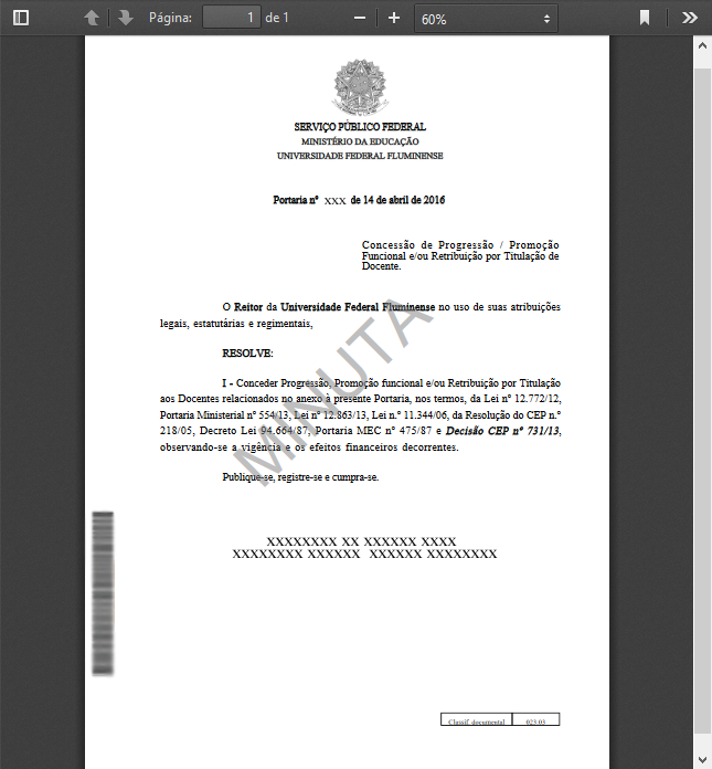 Visualizar Impressão Confira as informações do documento, clicando no botão Visualizar Impressão.