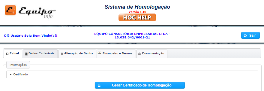 7. USUÁRIOS Caso queira que outras pessoas tenham acesso ao portal, poderá cadastrar aqui novos usuários, será necessário preencher o nome e e-mail do novo usuário. 8.