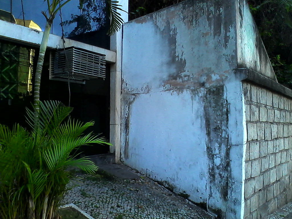 Pintura, parede lateral de entrada do edifício cor a ser escolhida e limpeza e