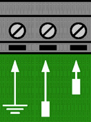 ENTRADAS DIGITAIS. Podemos conectar 2 entradas digitais livres de tensão neste equipamento. E1 é uma entrada do tipo invertido. Quando é aberta, ativamos o RL1 no equipamento remoto.