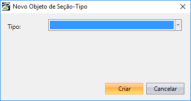 Para adicionar ou inserir um objeto, clique com o botão direito do mouse na tabela central da caixa de diálogo.