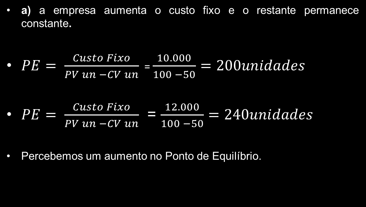 Questão 28 Custos