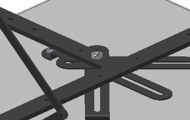 Manual para Lift Projetor Instalação do mecanismo Fixação do projetor Obs: Ajuste a altura da chapa de acabamento/gabarito conforme a altura do projetor instalado.