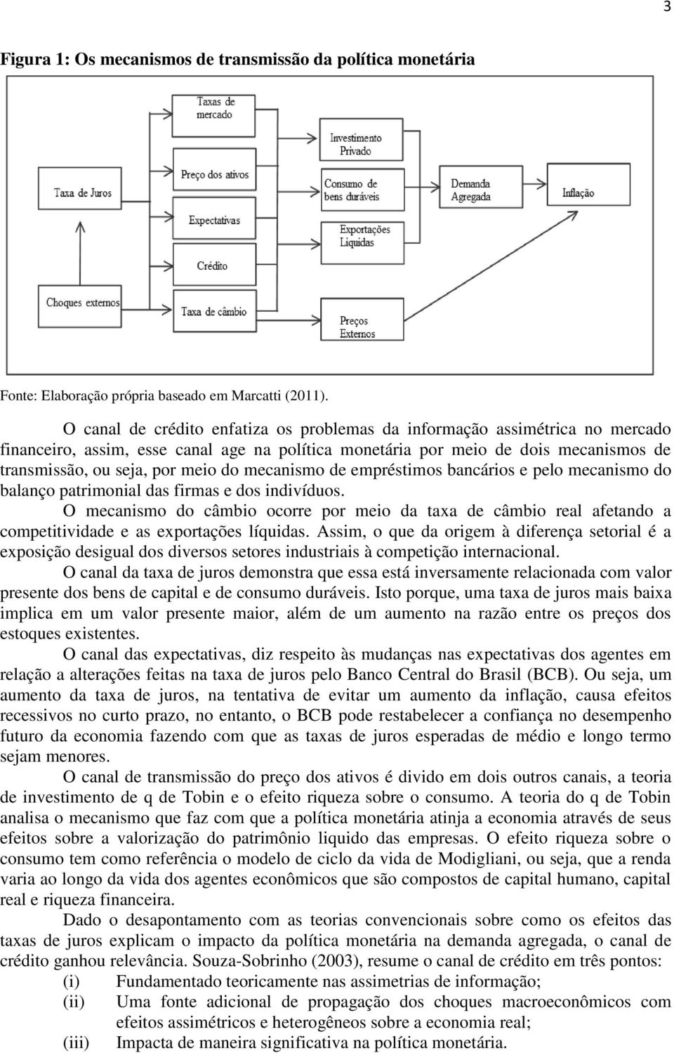 mecanismo de empréstimos bancários e pelo mecanismo do balanço patrimonial das firmas e dos indivíduos.