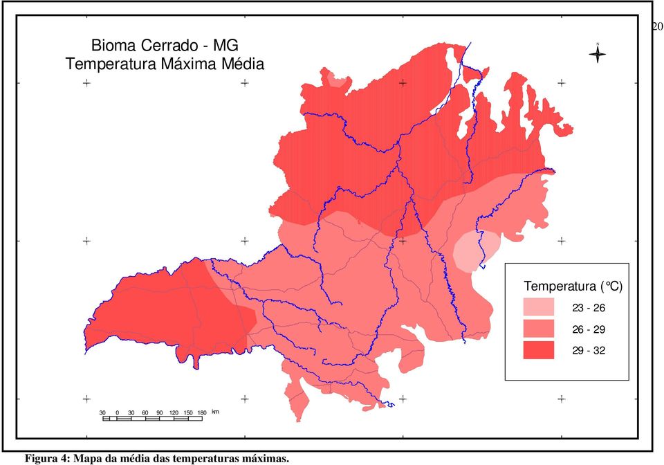 0 30 60 90 120 150 180 Kilometers km Figura