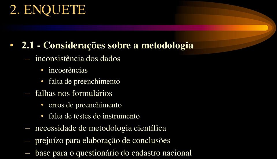 falta de preenchimento falhas nos formulários erros de preenchimento falta de