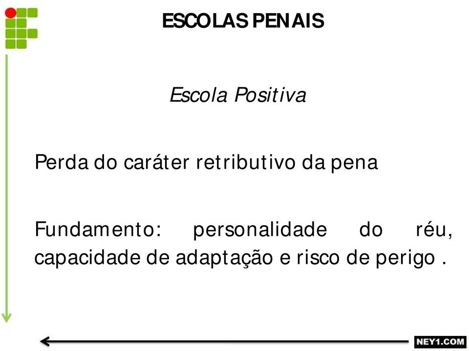 personalidade do réu,