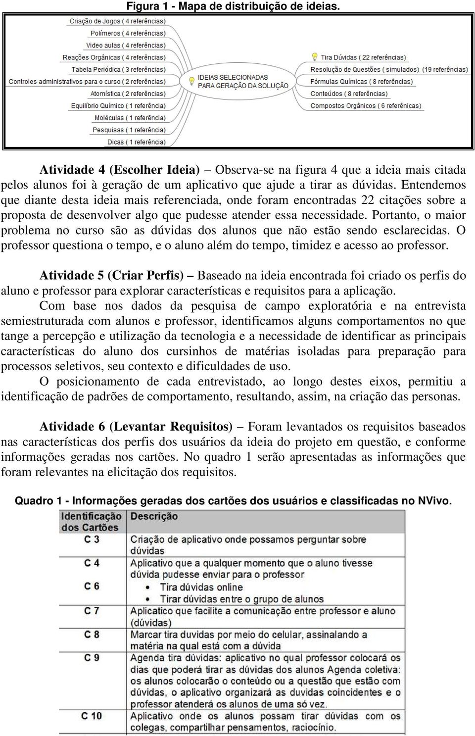 Portanto, o maior problema no curso são as dúvidas dos alunos que não estão sendo esclarecidas. O professor questiona o tempo, e o aluno além do tempo, timidez e acesso ao professor.