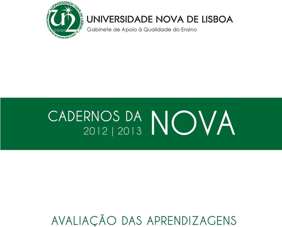 Cadernos da NOVA 2012