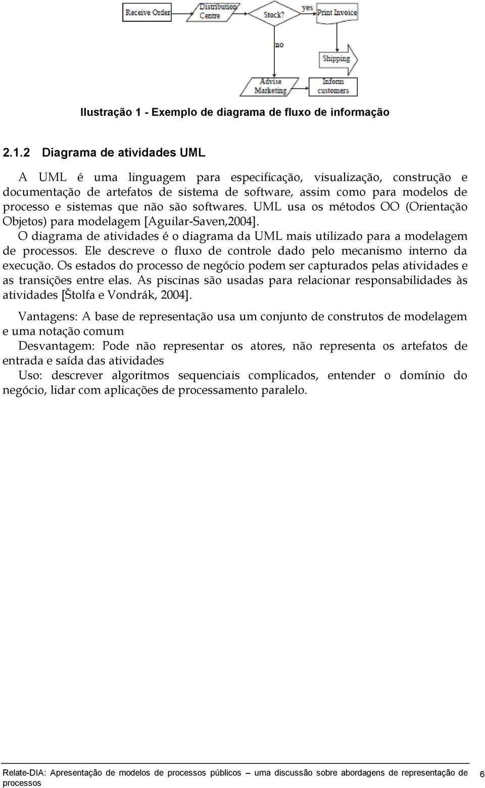 2 Diagrama de atividades UML A UML é uma linguagem para especificação, visualização, construção e documentação de artefatos de sistema de software, assim como para modelos de processo e sistemas que