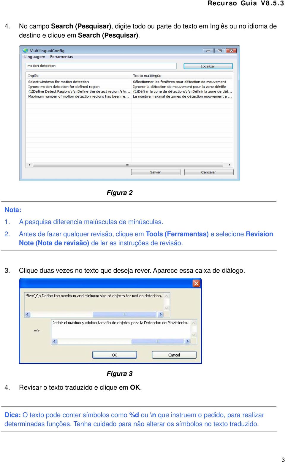 Antes de fazer qualquer revisão, clique em Tools (Ferramentas) e selecione Revision Note (Nota de revisão) de ler as instruções de revisão. 3.