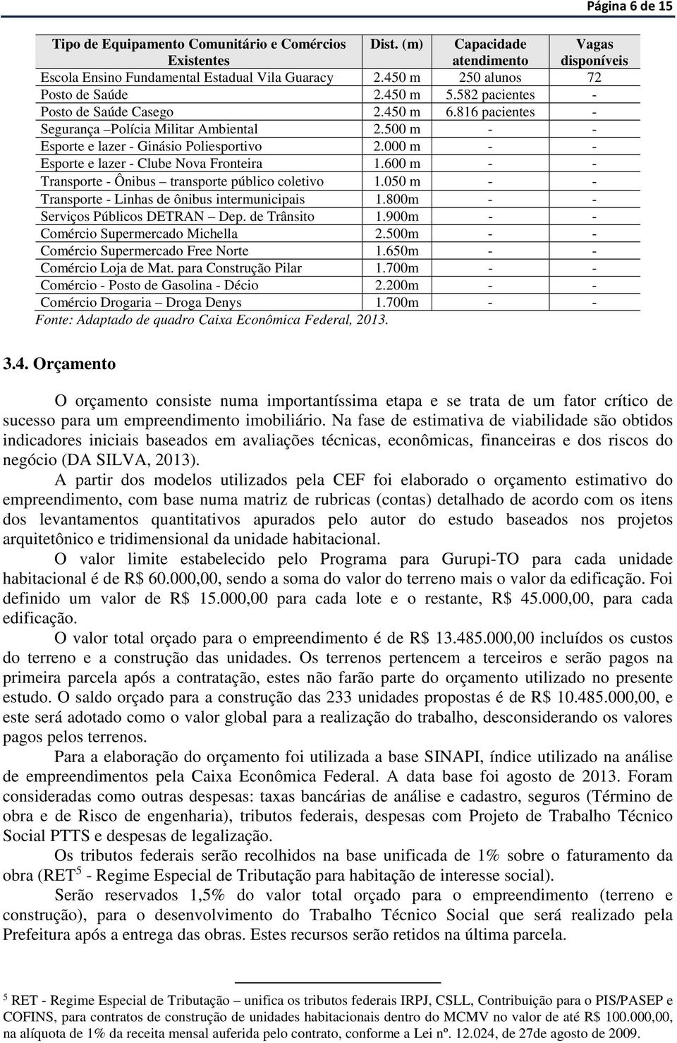 000 m - - Esporte e lazer - Clube Nova Fronteira 1.600 m - - Transporte - Ônibus transporte público coletivo 1.050 m - - Transporte - Linhas de ônibus intermunicipais 1.