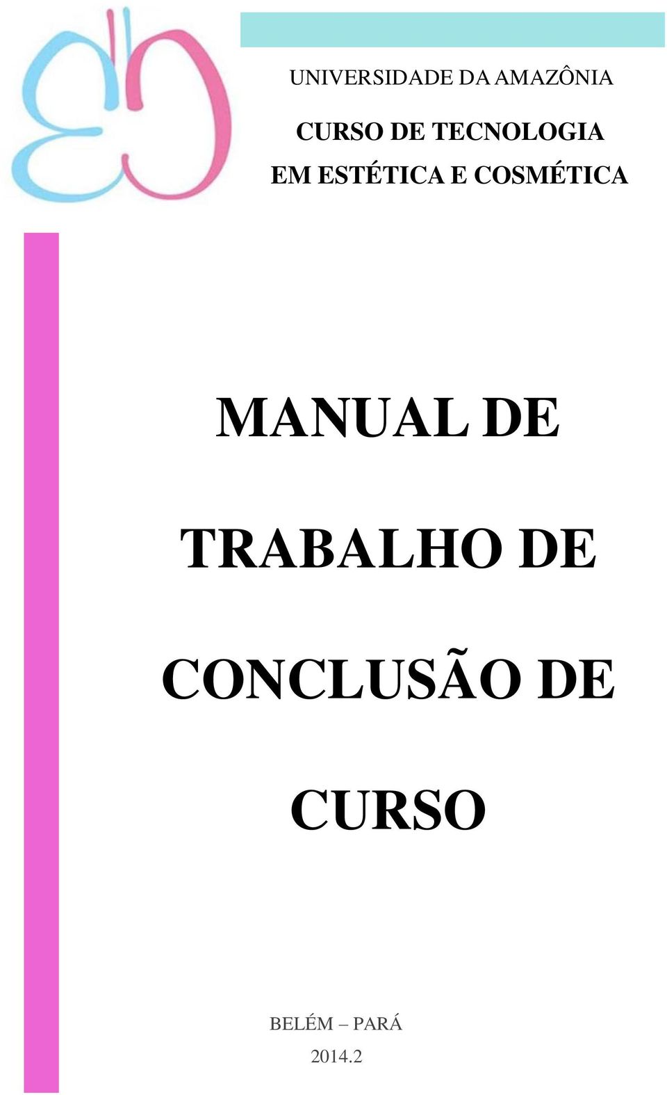 COSMÉTICA MANUAL DE TRABALHO DE