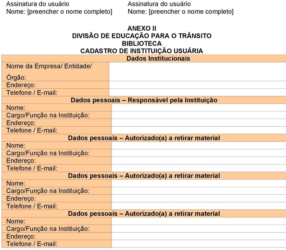 Dados Institucionais Nome da Empresa/