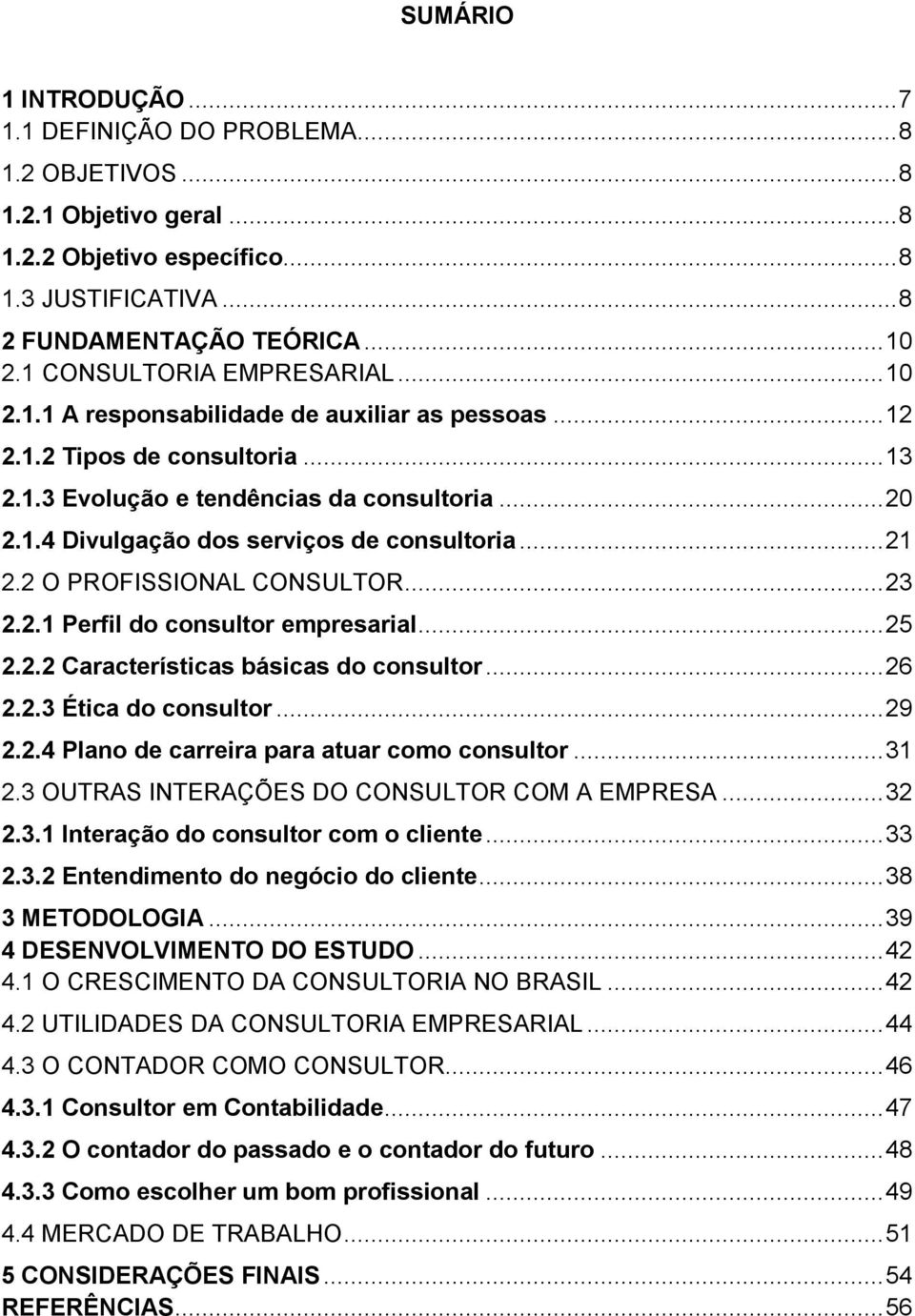 .. 21 2.2 O PROFISSIONAL CONSULTOR... 23 2.2.1 Perfil do consultor empresarial... 25 2.2.2 Características básicas do consultor... 26 2.2.3 Ética do consultor... 29 2.2.4 Plano de carreira para atuar como consultor.