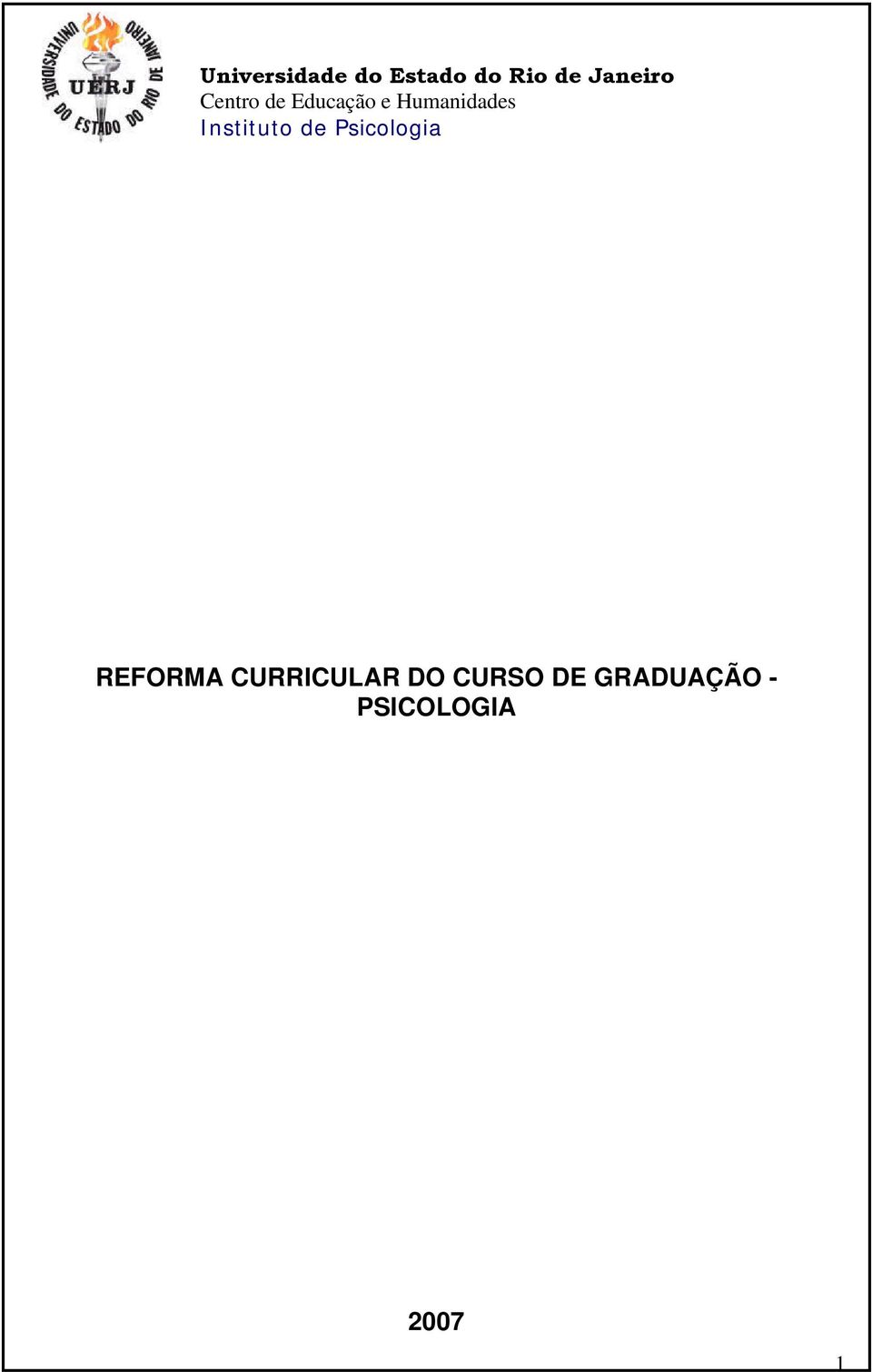 Humanidades Instituto de Psicologia