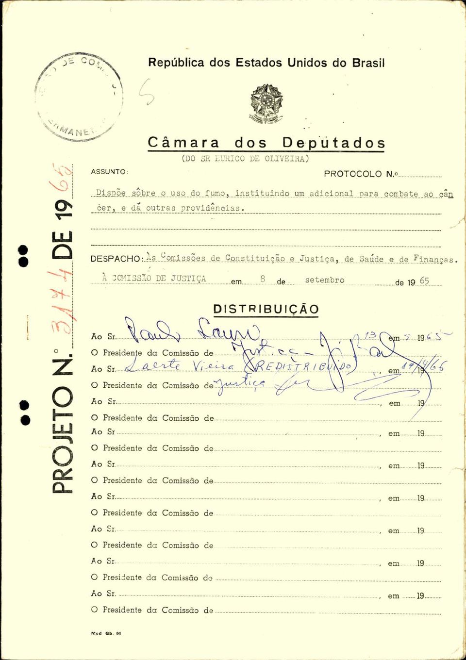 .. -_. -_.. _..--.-..._- _...... 0_0_" 0 o" 0 '0 '............... DESPACHO :.. À~.. y-ºm.~. ~. ~. 9ê.. ~... 4.ê... º.9.D..~.t.i..t..q.i..Ç.ª.9.... ê....t~.s.t;i ç a... 4.ê... S.ª~.g.~... ~... g.ê... ~J.