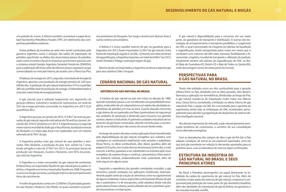 Outras políticas de incentivo ao setor vêm sendo conduzidas pelo governo argentino, como a redução das tarifas de exportação de petróleo, para limitar os efeitos dos atuais baixos preços do petróleo,