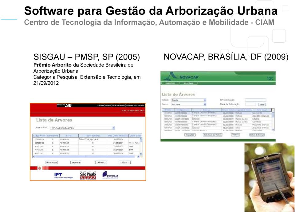 Prêmio Arborito da Sociedade Brasileira de Arborização Urbana,