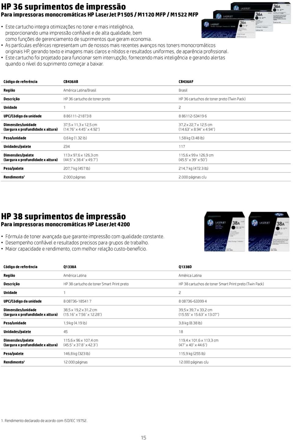 As partículas esféricas representam um de nossos mais recentes avanços nos toners monocromáticos originais HP, gerando texto e imagens mais claros e nítidos e resultados uniformes, de aparência