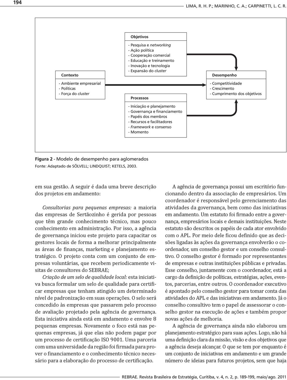 Contexto - Ambiente empresarial - Políticas - Força do cluster Objetivos - Pesquisa e networking - Ação política - Cooperação comercial - ducação e treinamento - Inovação e tecnologia - xpansão do