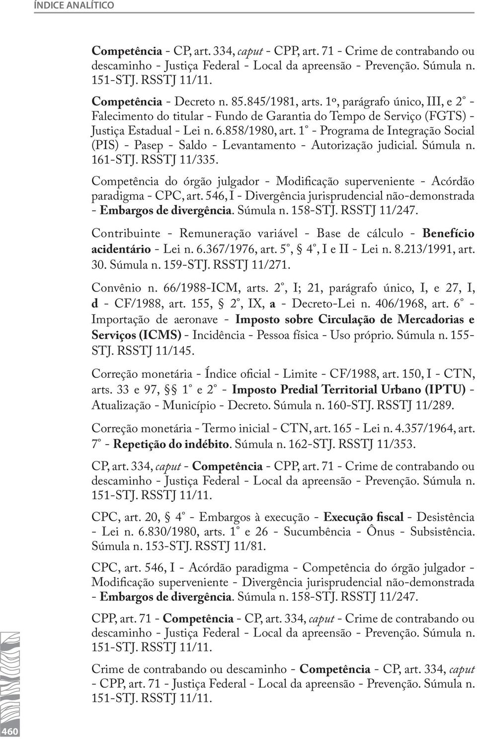 1 - Programa de Integração Social (PIS) - Pasep - Saldo - Levantamento - Autorização judicial. Súmula n. 161-STJ. RSSTJ 11/335.