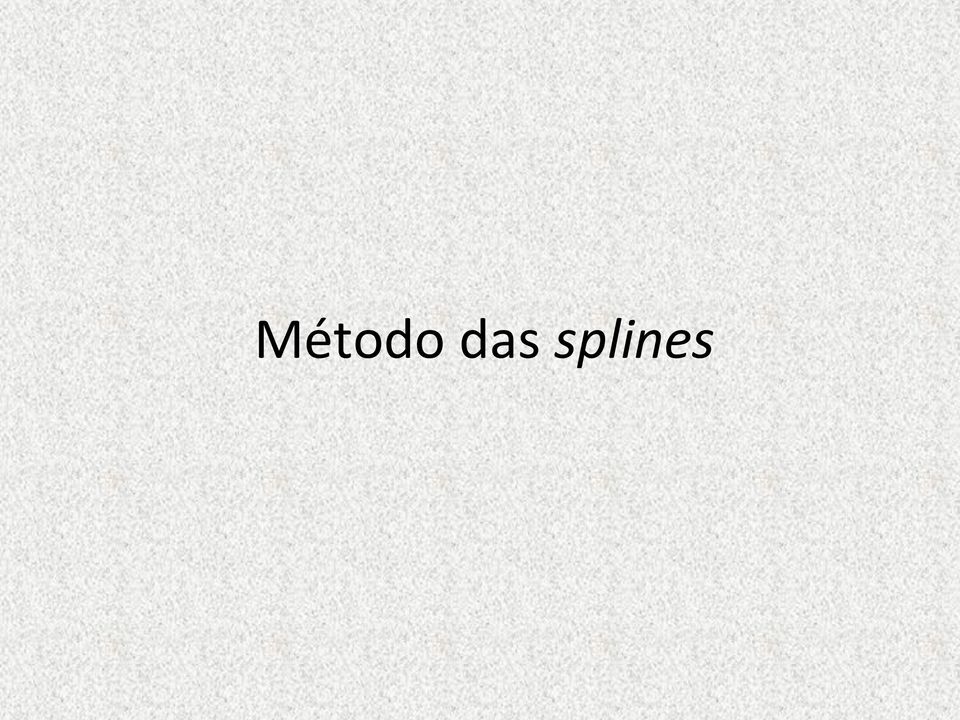 splines