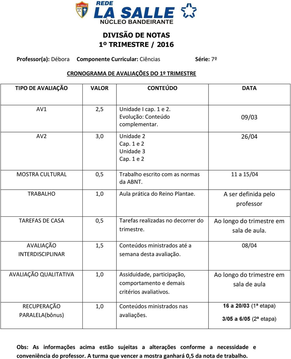 AV2 3,0 Unidade 2 Cap. 1 e 2 Unidade 3 Cap.