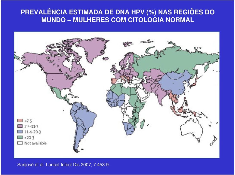 COM CITOLOGIA NORMAL Sanjosé et