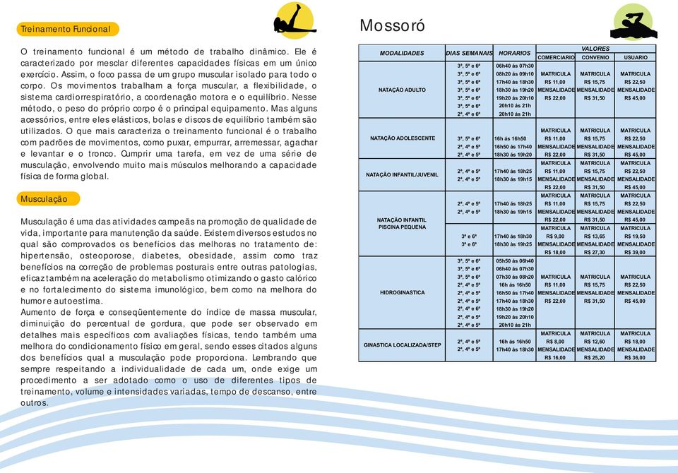 Nesse método, o peso do próprio corpo é o principal equipamento. Mas alguns acessórios, entre eles elásticos, bolas e discos de equilíbrio também são utilizados.