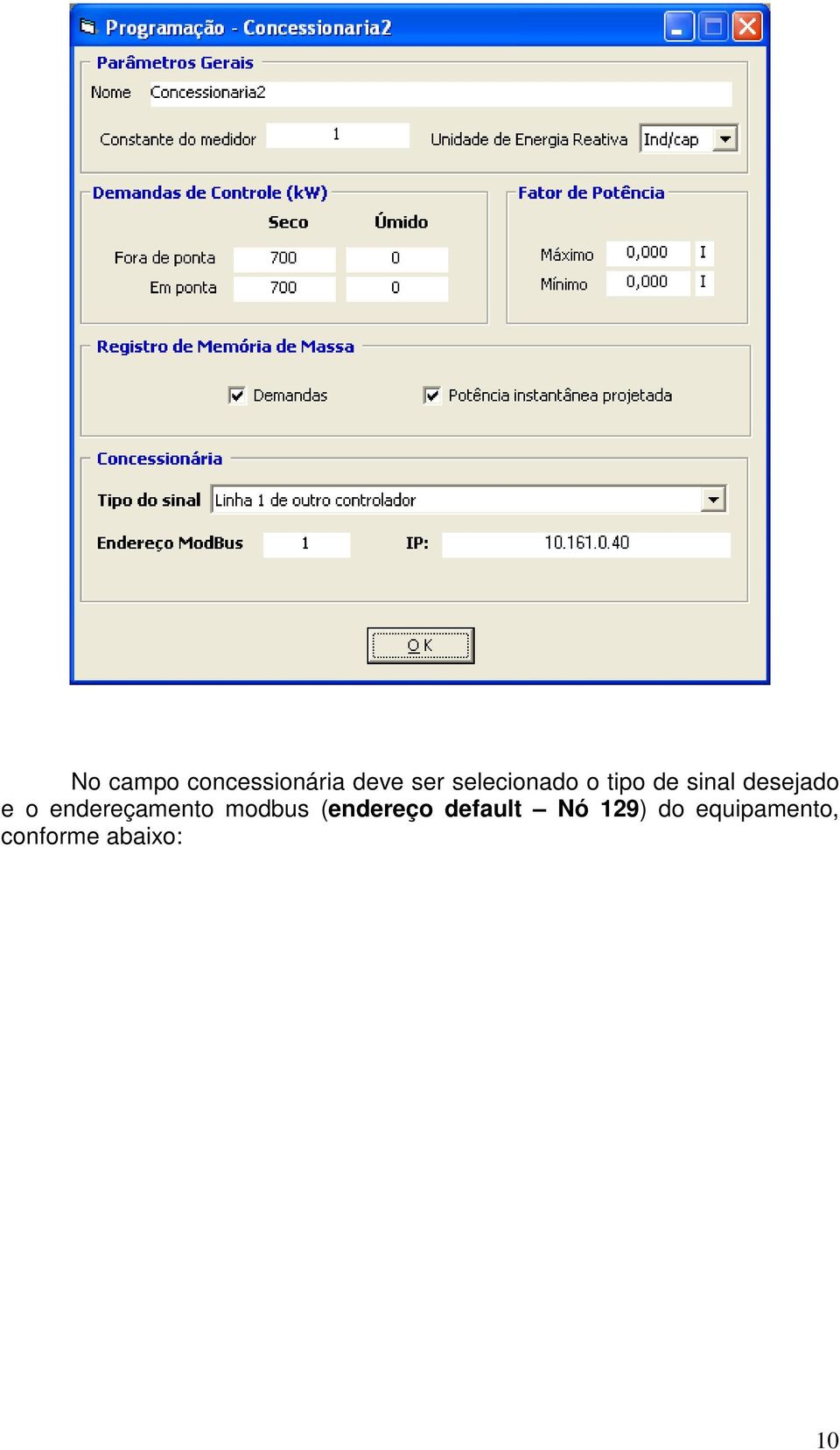 o endereçamento modbus (endereço