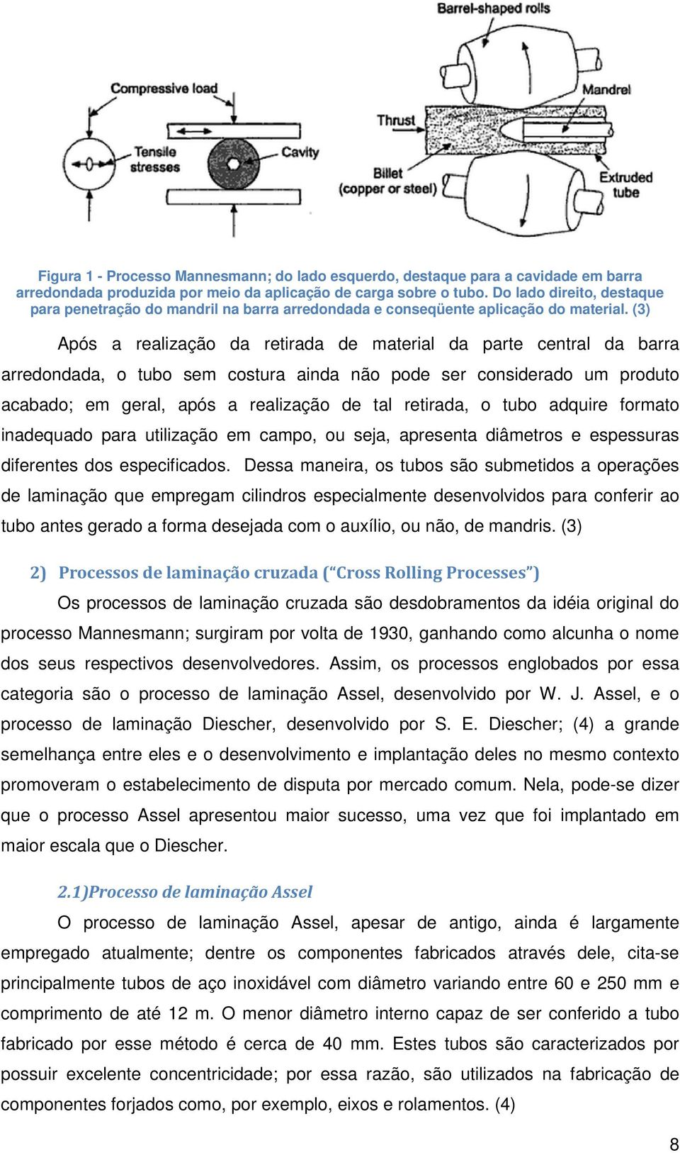 (3) Após a realização da retirada de material da parte central da barra arredondada, o tubo sem costura ainda não pode ser considerado um produto acabado; em geral, após a realização de tal retirada,